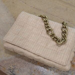 Zara wicker raffia straw shoulder bag clutch beachy coastal summer tropical